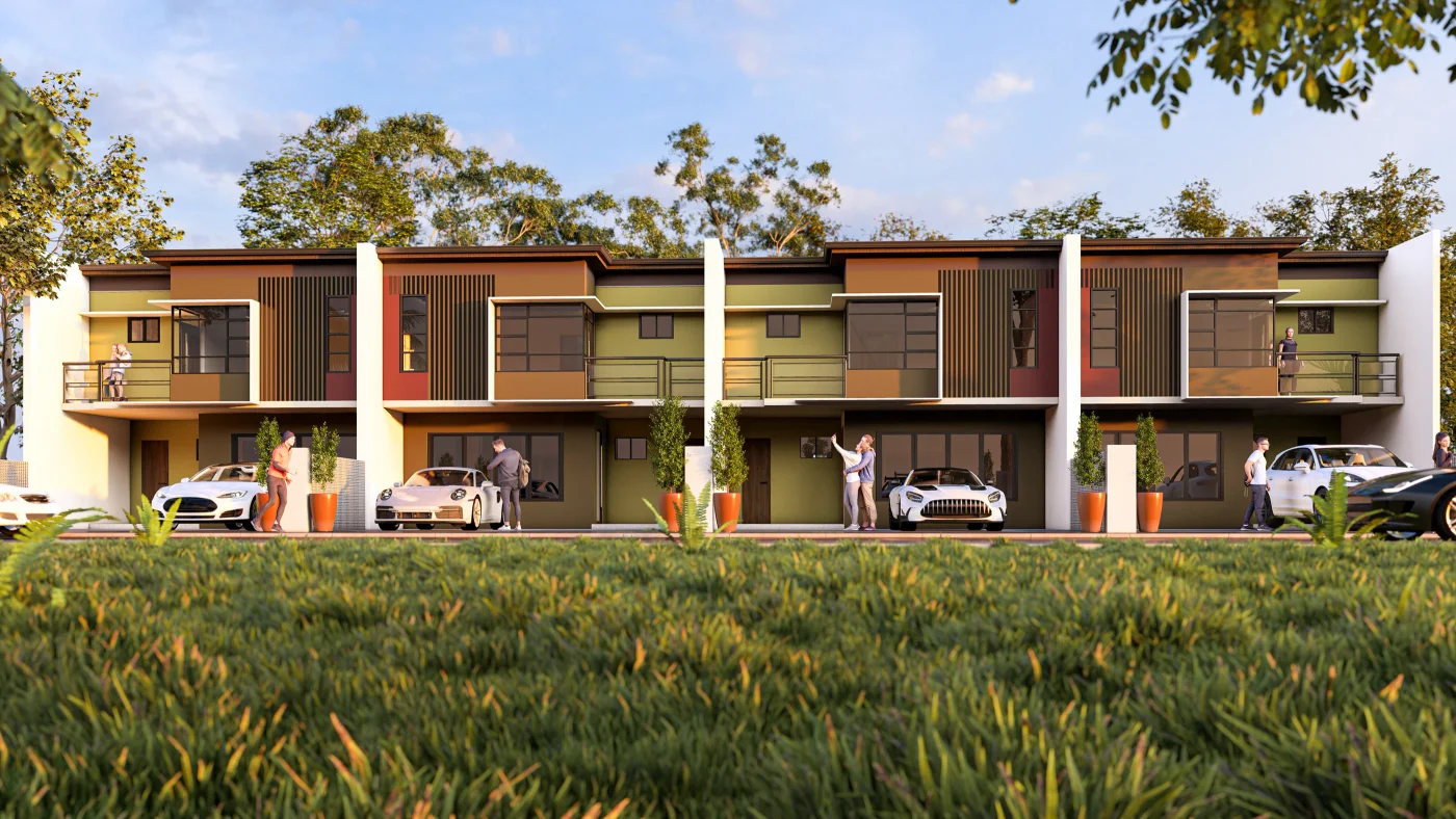 La Colina residence exterior surrounded by greenery